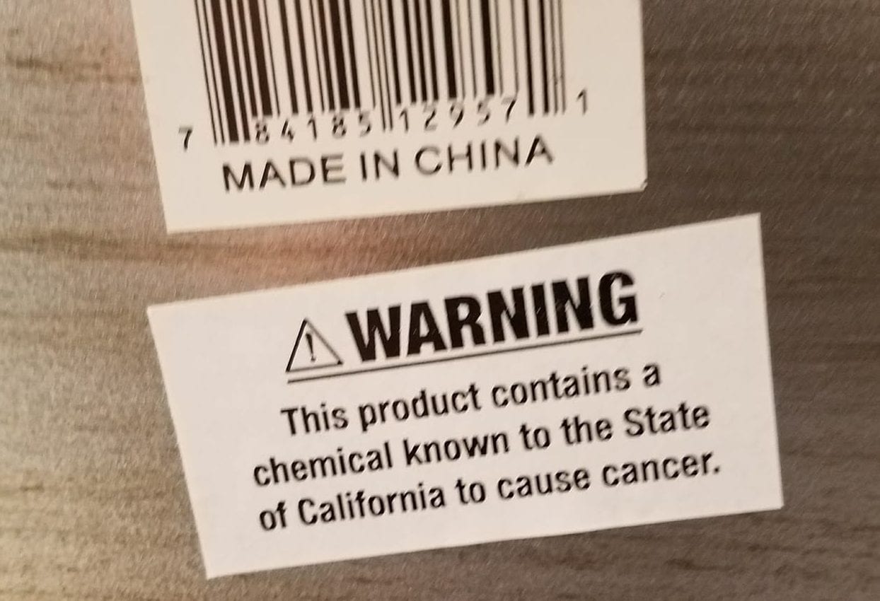 Proposition 65 Warning
