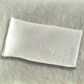 Organic cotton fleece flaxseed aromatic herb filled hot cold pack